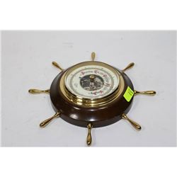 WOODEN BAROMETER