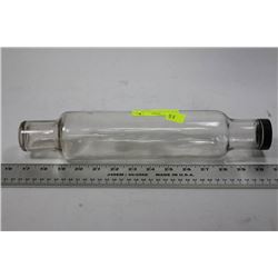 VINTAGE GLASS ROLLING PIN