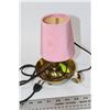 Image 1 : SMALL 1930s PINK SHADE LAMP
