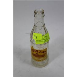 VINTAGE EDMONTON CAPITAL BEVERAGES SODA BOTTLE