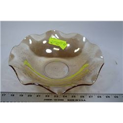 MARIGOLD DEPRESSION GLASS FRUIT BOWL