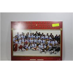 2002 TEAM CANADA WALL PLAQUE