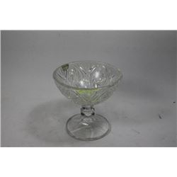 PINWHEEL CRYSTAL LIDDED CANDY DISH
