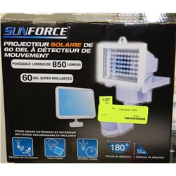 SUNFORCE 60 LED SOLAR MOTION LIGHT