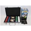 Image 1 : POKER COMBO INCLUDES POKER CHIP SET, DECK CASE, &