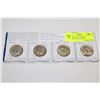 Image 1 : US KENNEDY SILVER HALF DOLLARS 1965-66-67-68 X4