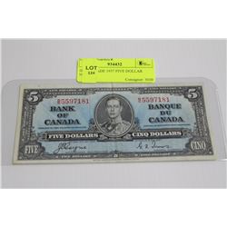 HIGH GRADE 1937 FIVE DOLLAR NOTE