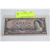 Image 1 : 1954 TEN DOLLAR BANKNOTE