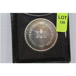 1867-1967 SILVR PROOF CENTENNIAL MEDALLION WITH