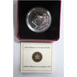 2010 100TH ANNIVERSARY OF CANADIAN NAVY BU SILVER