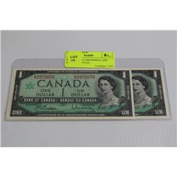 GEM UNC 1967 CENTENNIAL ONE DOLLAR NOTES X2