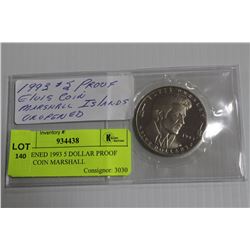 UNOPENED 1993 5 DOLLAR PROOF ELVIS COIN MARSHALL