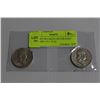 Image 1 : U.S. BEN FRANKLIN SILVER HALF DOLLARS 1951-52 X2