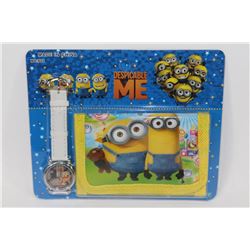 DESPICABLE ME WATCH & WALLET SET