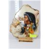 Image 1 : NATIVE ART PAINTING ON STONE