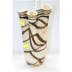 SHOWHOME VASE TWO TONE BROWN