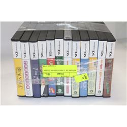 BUNDLE OF 12 NINTENDO DS GAMES