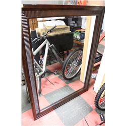 WOOD FRAMED MIRROR