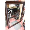 Image 1 : WOOD FRAMED MIRROR