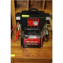 TWO MOTOMASTER BOOSTER PACKS (NO CHARGER - AS IS)