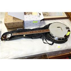 5-STRING MARLIN BANJO WITH CASE