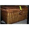 Image 1 : WICKER PICNIC BASKET W/ CONTENTS