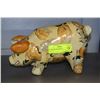 Image 1 : HANDPAINTED PORCELAIN PIGGY