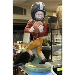 1987 VINTAGE FOOTBALL PLAYER STATUE