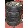 Image 1 : SET OF 4 235/55/R17 99H YOKOHAMA TIRES WITH