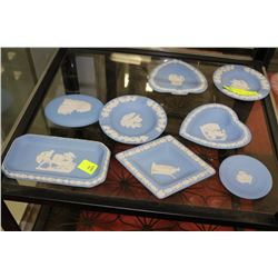 8 PCS OF WEDGEWOOD ENGLISH JASPERWARE
