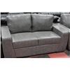 Image 3 : NEW GREY LEATHERETTE SOFA W TWO LOVE SEATS