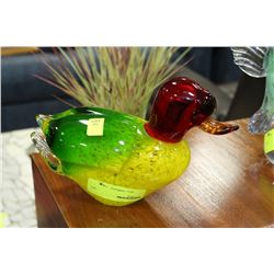 ART GLASS DUCK