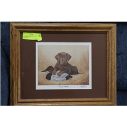FRAMED & SIGNED PRINT BY CARL MELICHAR