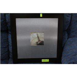 DARK BROWN WOOD FRAMED PICTURE OF ROMAN