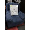 Image 2 : BLUE RECLINING LOVESEAT & 2 CHAIRS