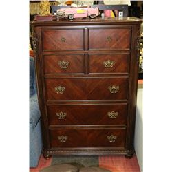 5-DRAWER WOOD DRESSER