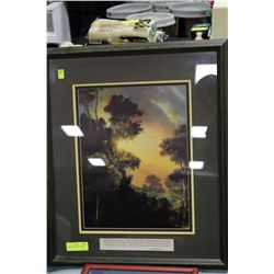 WOOD FRAMED "IRISH BLESSING" FRAMED