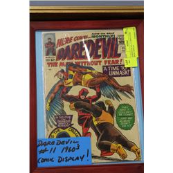 DAREDEVIL NO. 11 1960'S COMIC BOOK DISPLAY