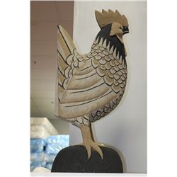 SANDCAST ROOSTER ORNAMENT