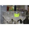 Image 1 : SET OF 12 CRYSTAL CORDIAL GLASSES