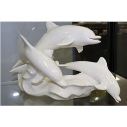 CERAMIC DOLPHIN ORNAMENT