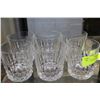 Image 1 : SET OF 6 CRYSTAL LIQUOR GLASSES