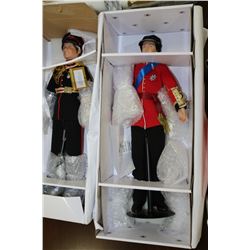 ASHTON DRAKE GALLERY PORCELAIN POLICE OFFICER X2