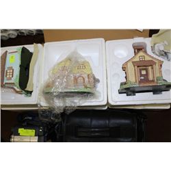 PRECIOUS MOMENTS LIGHTED HOUSE X3