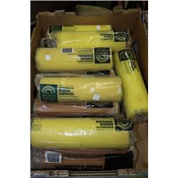 BOX OF PAINT ROLLERS ON CHOICE