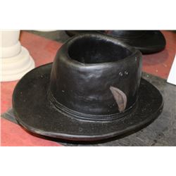 BLACK CEMENT COWBOY HATS