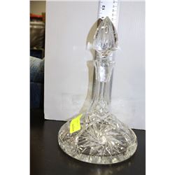 PINWHEEL CRYSTAL DECANTER