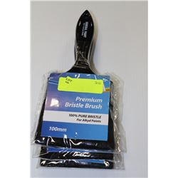 PK OF 3 GENERAL PAINT PREMIUM 100M BRISTLE BRUSHES
