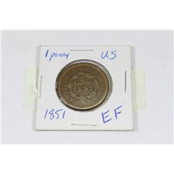 1851 U.S. PENNY