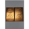 Image 1 : HALF POUND .999 FINE COPPER BULLION X2